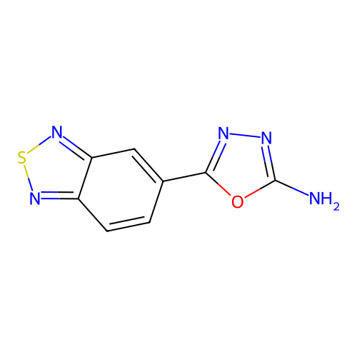 5-(2,1,3-Benzothiadiazol-5-yl)-1,3,4-oxadiazol-2-amine structure