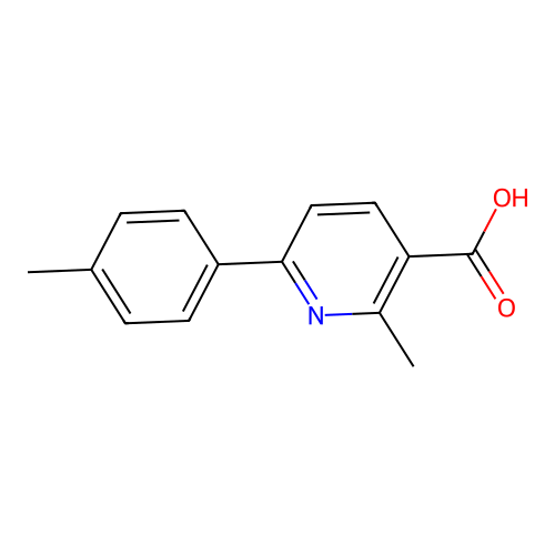 2-Methyl-6-p-tolylpyridine-3-carboxylic acid structure
