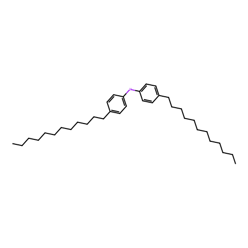 Iodonium, bis(4-dodecylphenyl)- structure