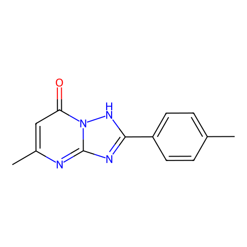 5-methyl-2-(4-methylphenyl)[1,2,4]triazolo[1,5-a]pyrimidin-7(4H)-one structure