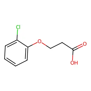 3-(2-Chlorophenoxy)propionic acid structure
