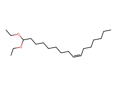 16,16-Diethoxyhexadec-7-ene structure