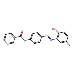Benzamide, N-[4-[2-(2-hydroxy-5-methylphenyl)diazenyl]phenyl]- structure
