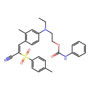 C28H29N3O4S structure