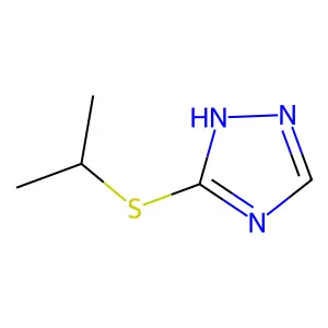 5-propan-2-ylsulfanyl-1H-1,2,4-triazole structure