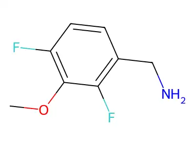 2,4-Difluoro-3-methoxybenzylamine structure