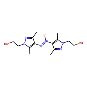 1H-Pyrazole-1-ethanol,4'-azoxybis(3,5-dimethyl- structure