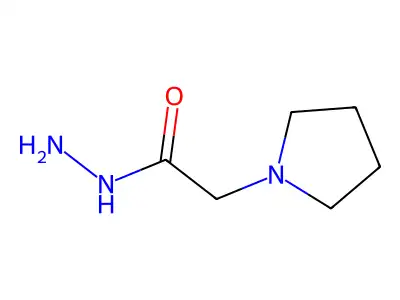 2-(Pyrrolidin-1-yl)acetohydrazide structure