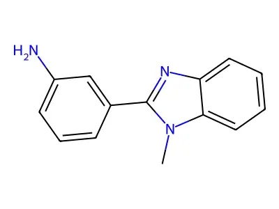 3-(1-methyl-1H-1,3-benzodiazol-2-yl)aniline structure
