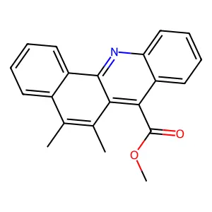 Methyl 5,6-dimethylbenzo[c]acridine-7-carboxylate structure