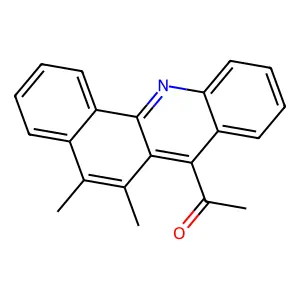 1-(5,6-Dimethylbenzo[c]acridin-7-yl)ethanone structure