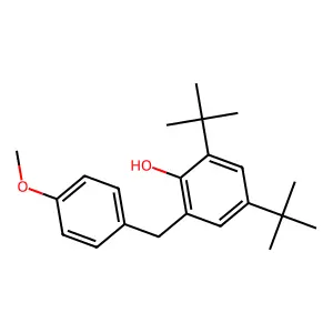 2,4-Bis(1,1-dimethylethyl)-6-((4-methoxyphenyl)methyl)phenol structure