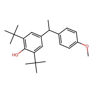 2,6-Ditert-butyl-4-[1-(4-methoxyphenyl)ethyl]phenol structure