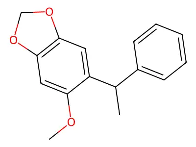 5-Methoxy-6-(1-phenylethyl)-1,3-benzodioxole structure