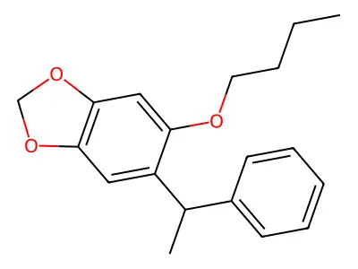 5-Butoxy-6-(1-phenylethyl)-1,3-benzodioxole structure