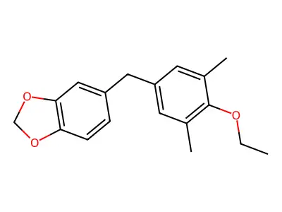 5-[(4-Ethoxy-3,5-dimethylphenyl)methyl]-2H-1,3-benzodioxole structure