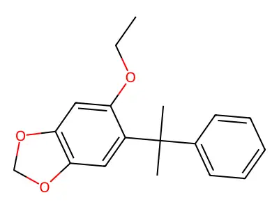 5-Ethoxy-6-(2-phenylpropan-2-yl)-2H-1,3-benzodioxole structure