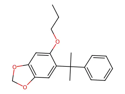 5-(2-Phenylpropan-2-yl)-6-propoxy-2H-1,3-benzodioxole structure