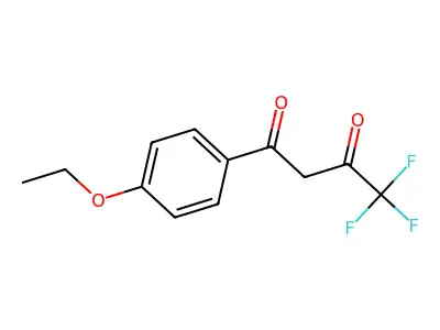 1-(4-Ethoxyphenyl)-4,4,4-trifluorobutane-1,3-dione structure