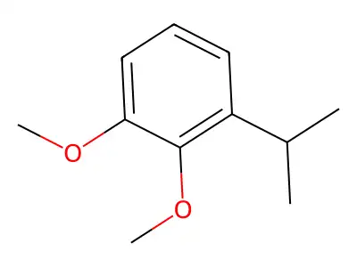 1-Isopropyl-2,3-dimethoxybenzene structure