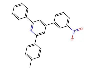 4-(3-Nitrophenyl)-6-phenyl-2-(p-tolyl)pyridine structure