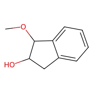 2,3-Dihydro-1-methoxy-1H-inden-2-ol structure