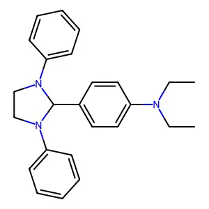 4-(1,3-diphenylimidazolidin-2-yl)-N,N-diethylaniline structure