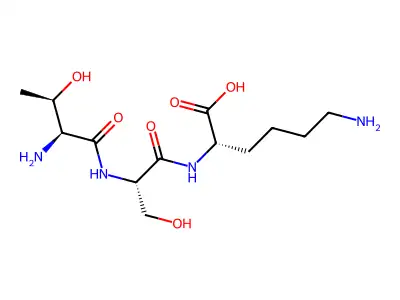 Threonyl-seryl-lysine structure