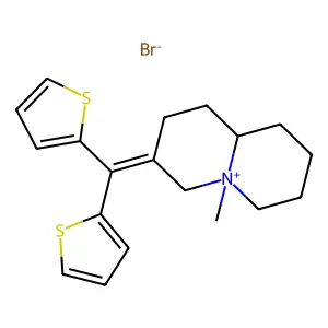 替喹溴铵 structure