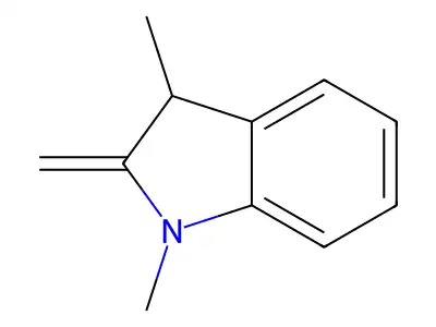 1,3-Dimethyl-2-methylene-1H-indoline structure