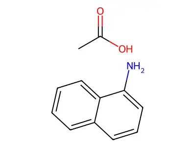 Naphthalen-1-ylazanium acetate structure
