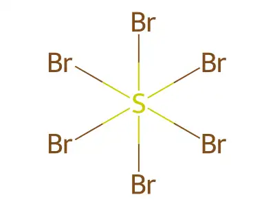 Sulfur bromide (SBr6), (OC-6-11)- structure