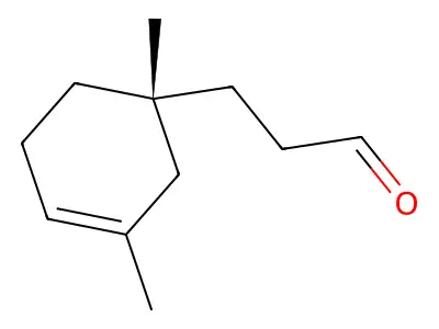 3-Cyclohexene-1-propanal, 1,3-dimethyl- structure
