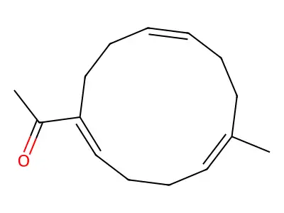 Ethanone, 1-[methyl-1,5,9(or 2,6,10)-cyclododecatrien-1-yl]- structure