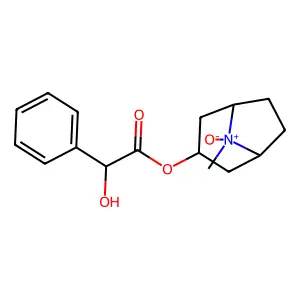(8-Methyl-8-oxido-8-azoniabicyclo[3.2.1]octan-3-yl) 2-hydroxy-2-phenylacetate structure