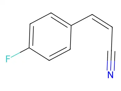 4-Fluorocinnamonitrile structure