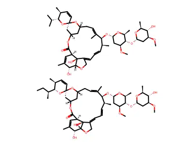 阿维菌素B1 structure