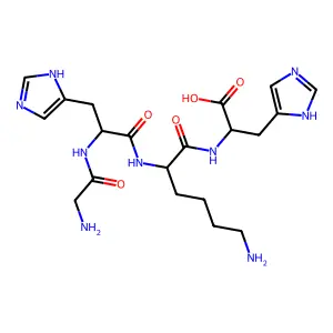 L-Histidine, N-(N2-(N-glycyl-L-histidyl)-L-lysyl)-4 structure