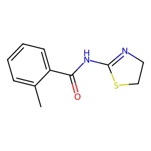 o-Toluamide, N-(2-thiazolidinylidene)- structure