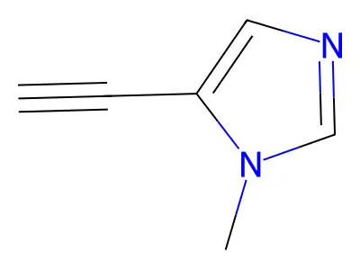 5-Ethynyl-1-methyl-1H-imidazole structure