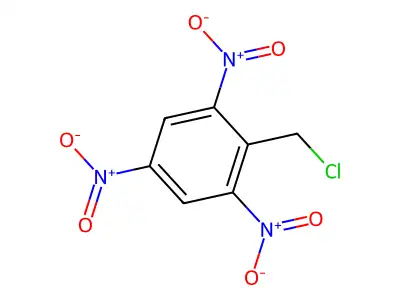 2-(Chloromethyl)-1,3,5-trinitrobenzene structure
