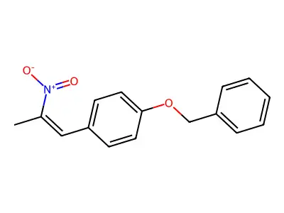 Benzene, 1-[(1E)-2-nitro-1-propenyl]-4-(phenylmethoxy)- structure