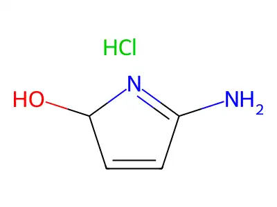 2H-Pyrrol-2-ol, 5-amino-, monohydrochloride structure