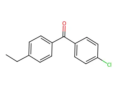 4-Chloro-4'-ethylbenzophenone structure