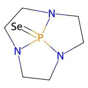 1,4,7-Triaza-10-phosphahexahydrotriquinacene-P-selenide structure