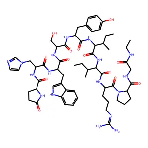 LHRH, Leu(6)-N-Et-GlyNH2(10)- structure