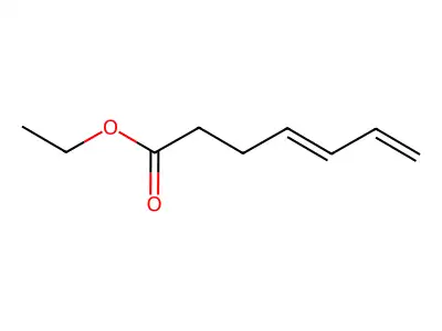 Ethyl hepta-4,6-dienoate structure