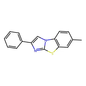 7-Methyl-2-phenylimidazo[2,1-b][1,3]benzothiazole structure