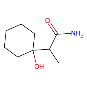 2-(1-Hydroxycyclohexyl)propanamide structure