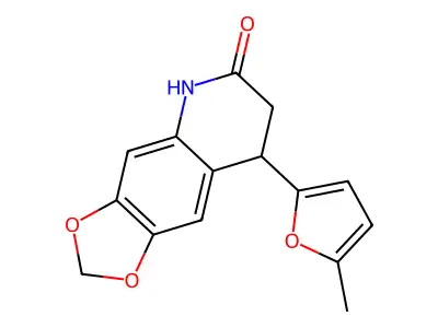 8-(5-methylfuran-2-yl)-7,8-dihydro[1,3]dioxolo[4,5-g]quinolin-6(5H)-one structure